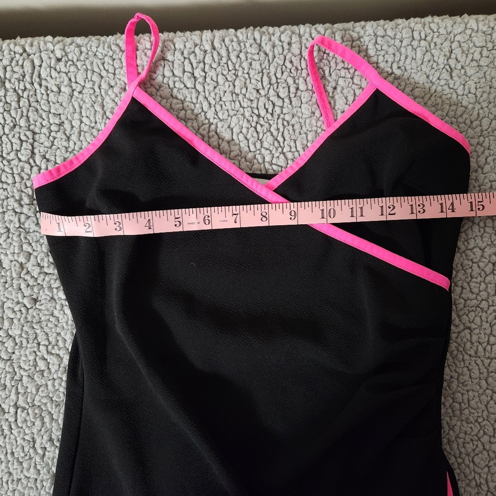 Almost Famous Black and Pink Midi Dress - Picture 5 of 7